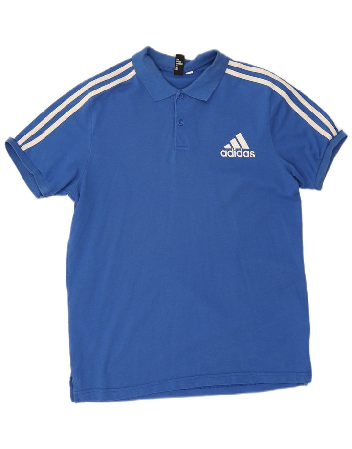 Adidas Herren Poloshirt Mittelblau