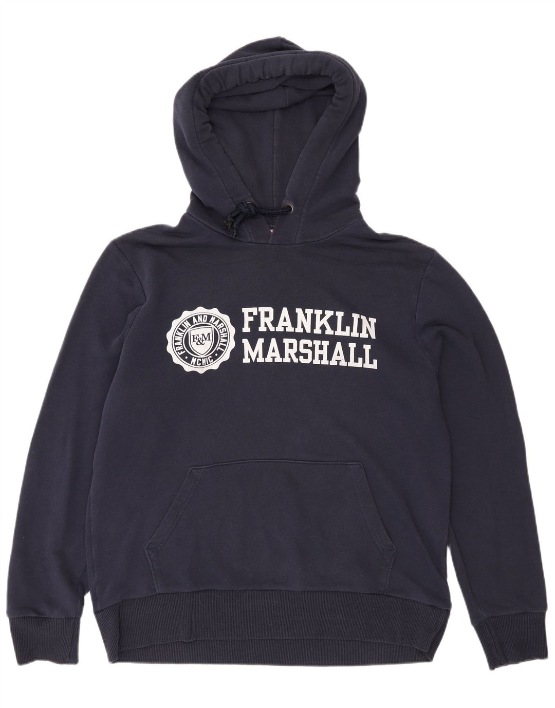Franklin Marshall Herren-Kapuzenpullover mit Grafik, XL, Marineblau