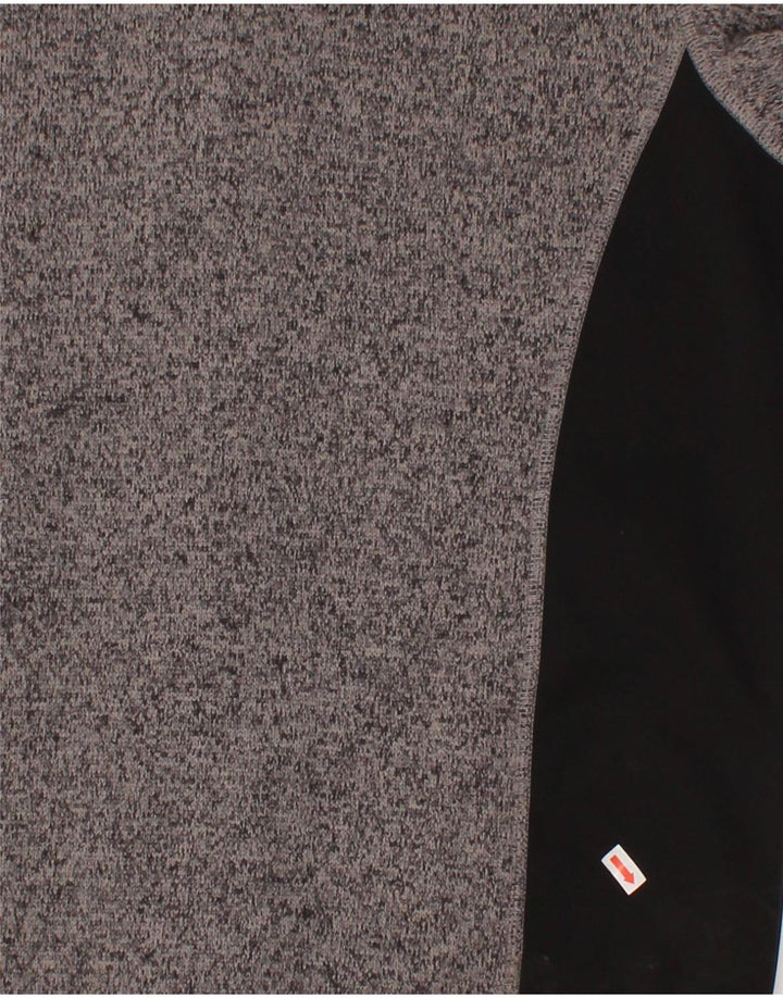 HAKRO Mens Tracksuit Top Jacket Small Grey Colourblock Polyester Vintage Hakro and Second-Hand Hakro from Messina Hembry 