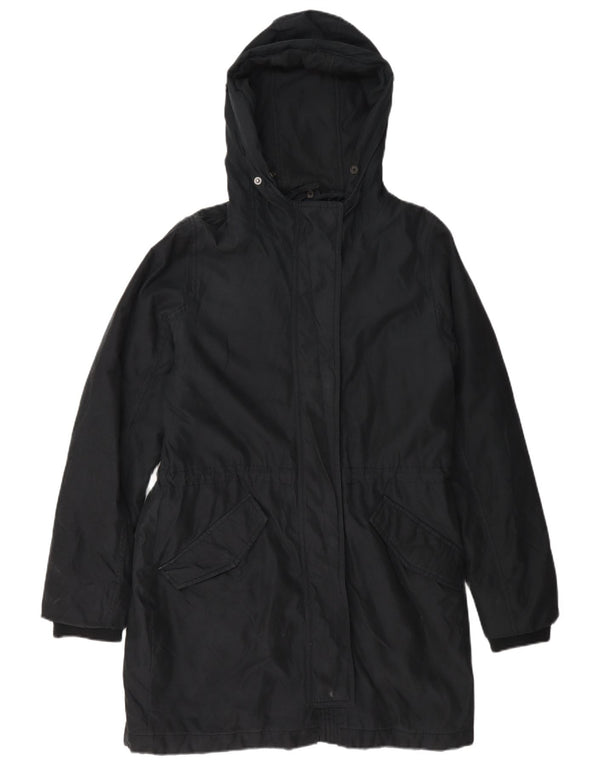 Abercrombie & Fitch Damen-Parka mit Kapuze, UK 14, mittleres Marineblau
