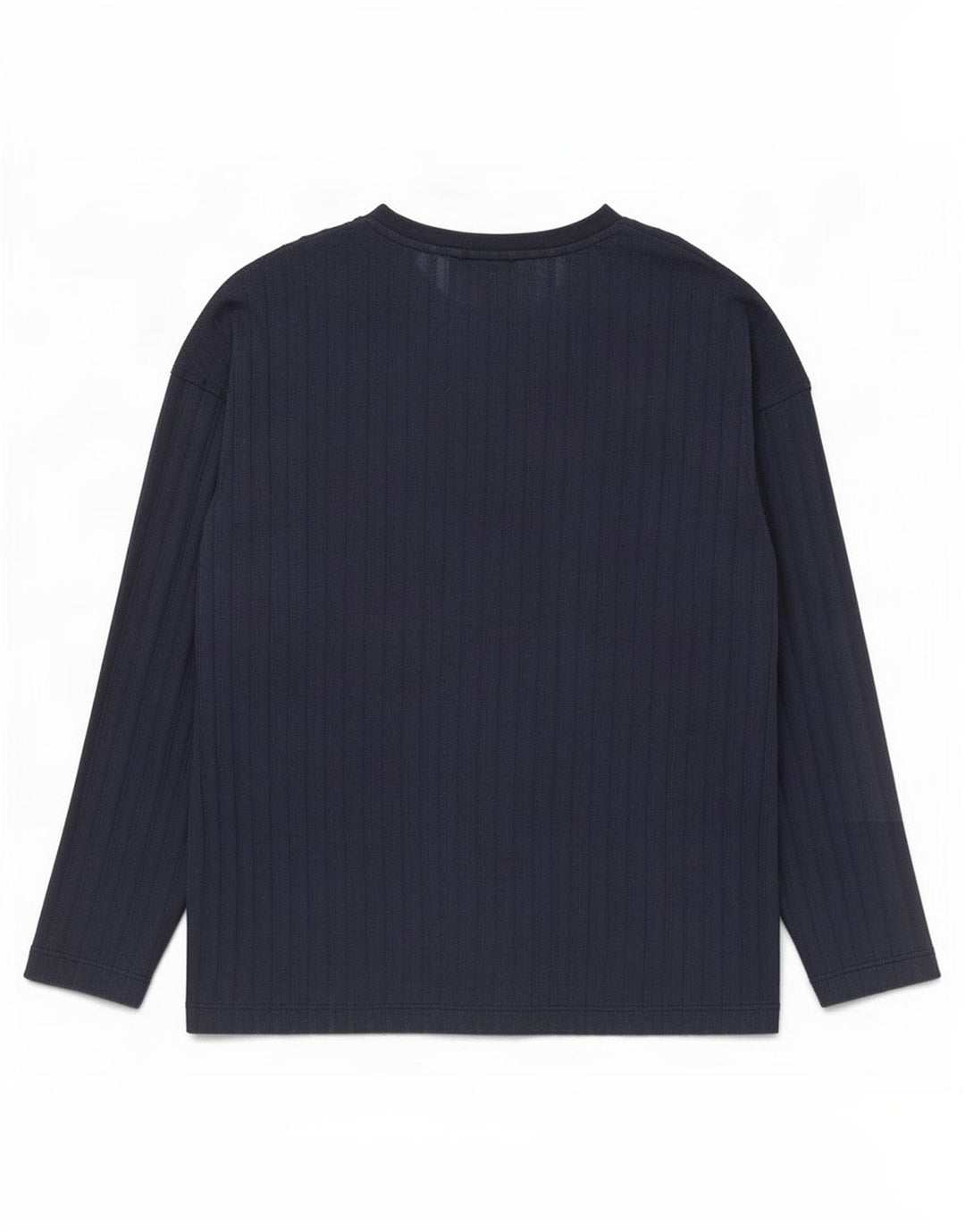 Marks & Spencer Damen Top Langarm UK 12 Medium Marineblau Polyester