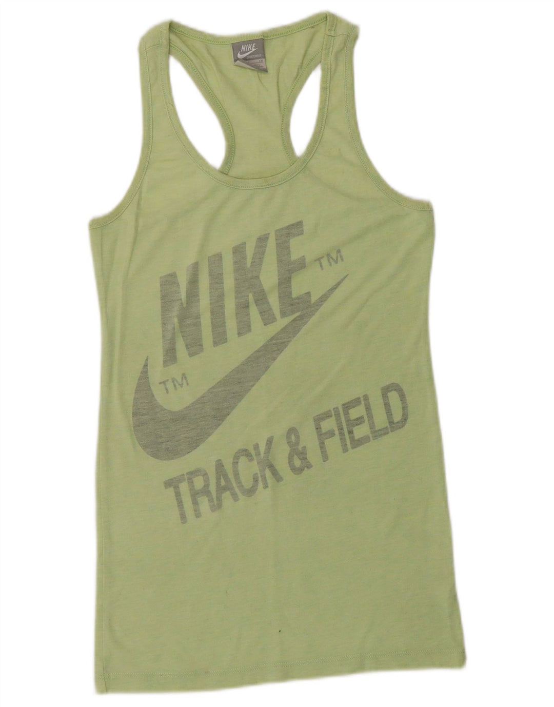 NIKE Damen Graphic Vest Top UK 8 Small Grün