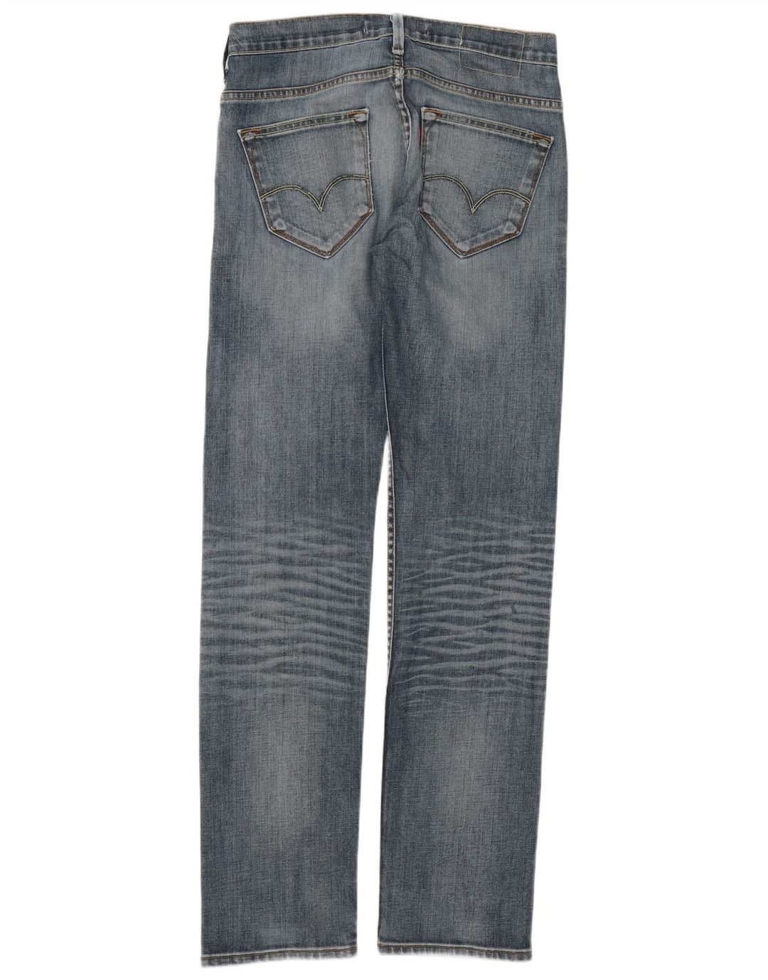 Levi's Herren 504 Straight Jeans W30 L34 Blaue Baumwolle