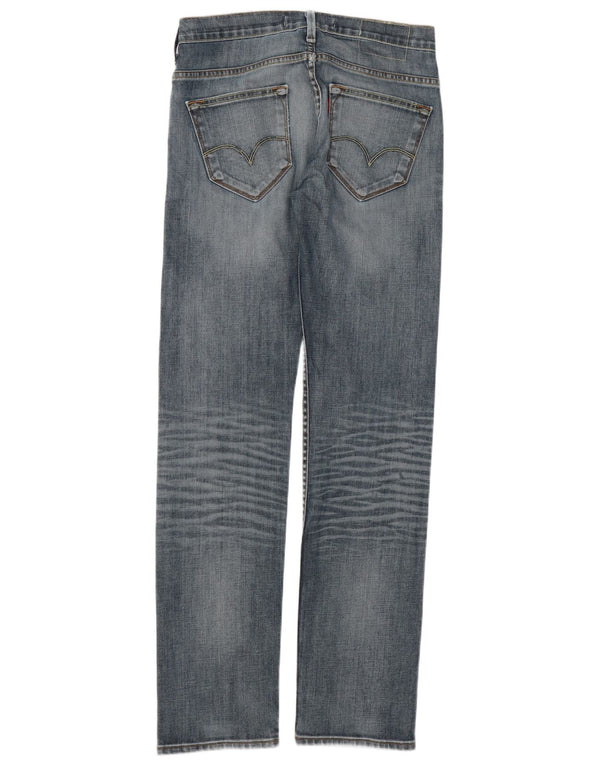 Levi's Mens 504 Straight Jeans W30 L34 Blue Cotton