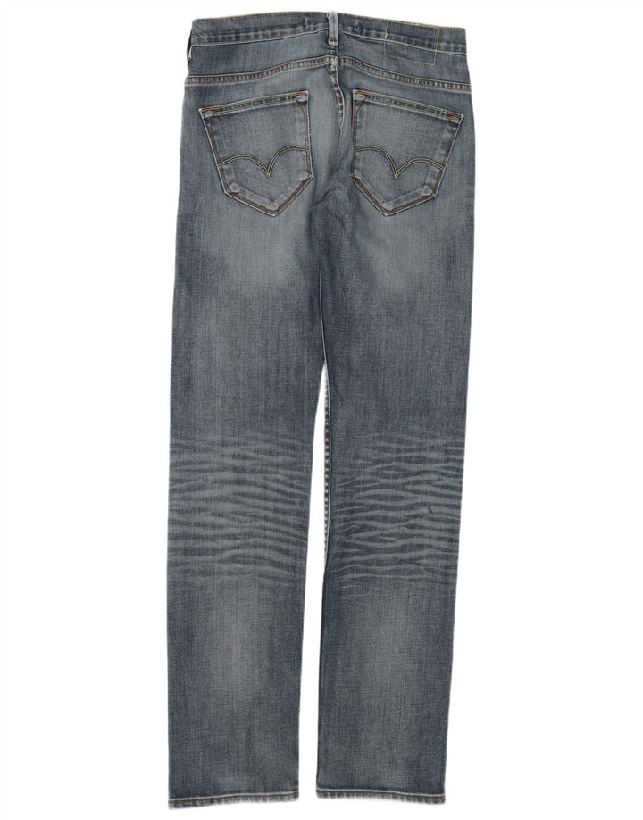 Levi's Herren 504 Straight Jeans W30 L34 Blaue Baumwolle