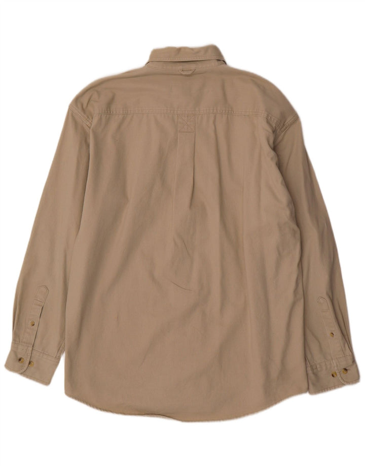 Timberland Herren Cordhemd Große Beige Baumwolle