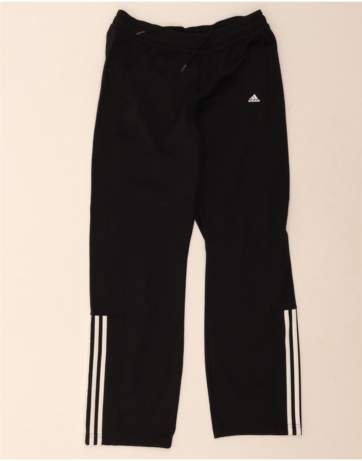 Adidas Damen-Trainingshose UK 12/14 Mittelschwarzes Polyester