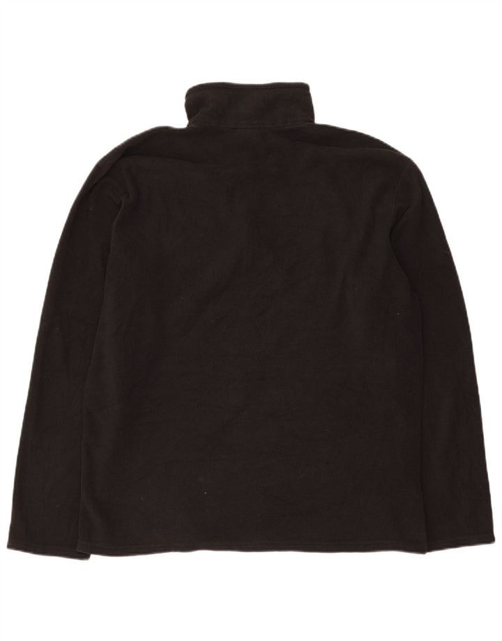 THE NORTH FACE Herren-Fleecepullover mit Reißverschluss, Größe L, Schwarz, Polyester