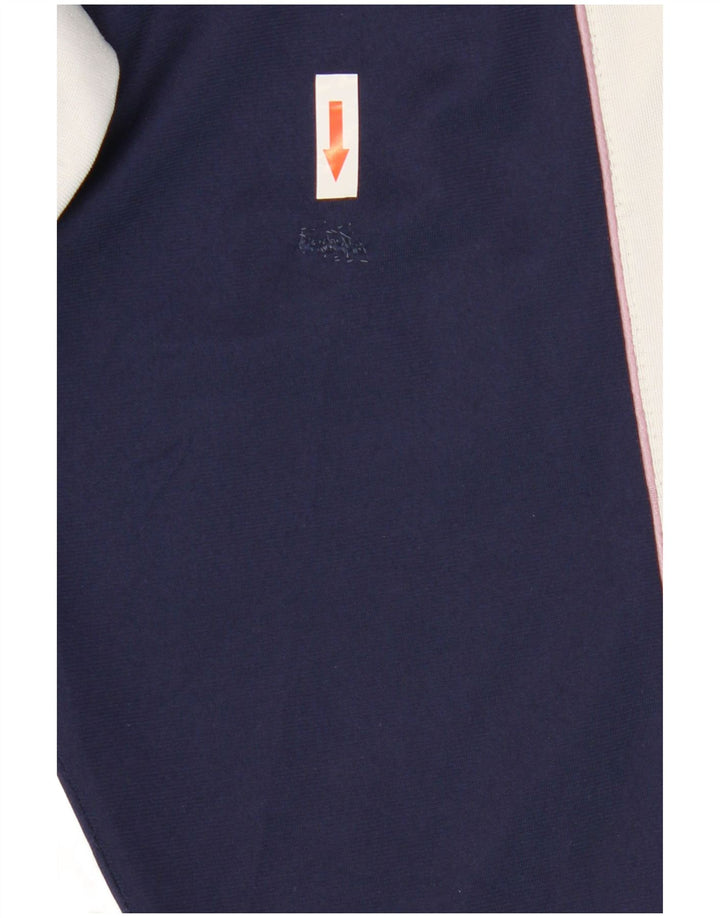 Champion Herren-Trainingsanzugoberteil mit Grafik, groß, Marineblau, Farbblock