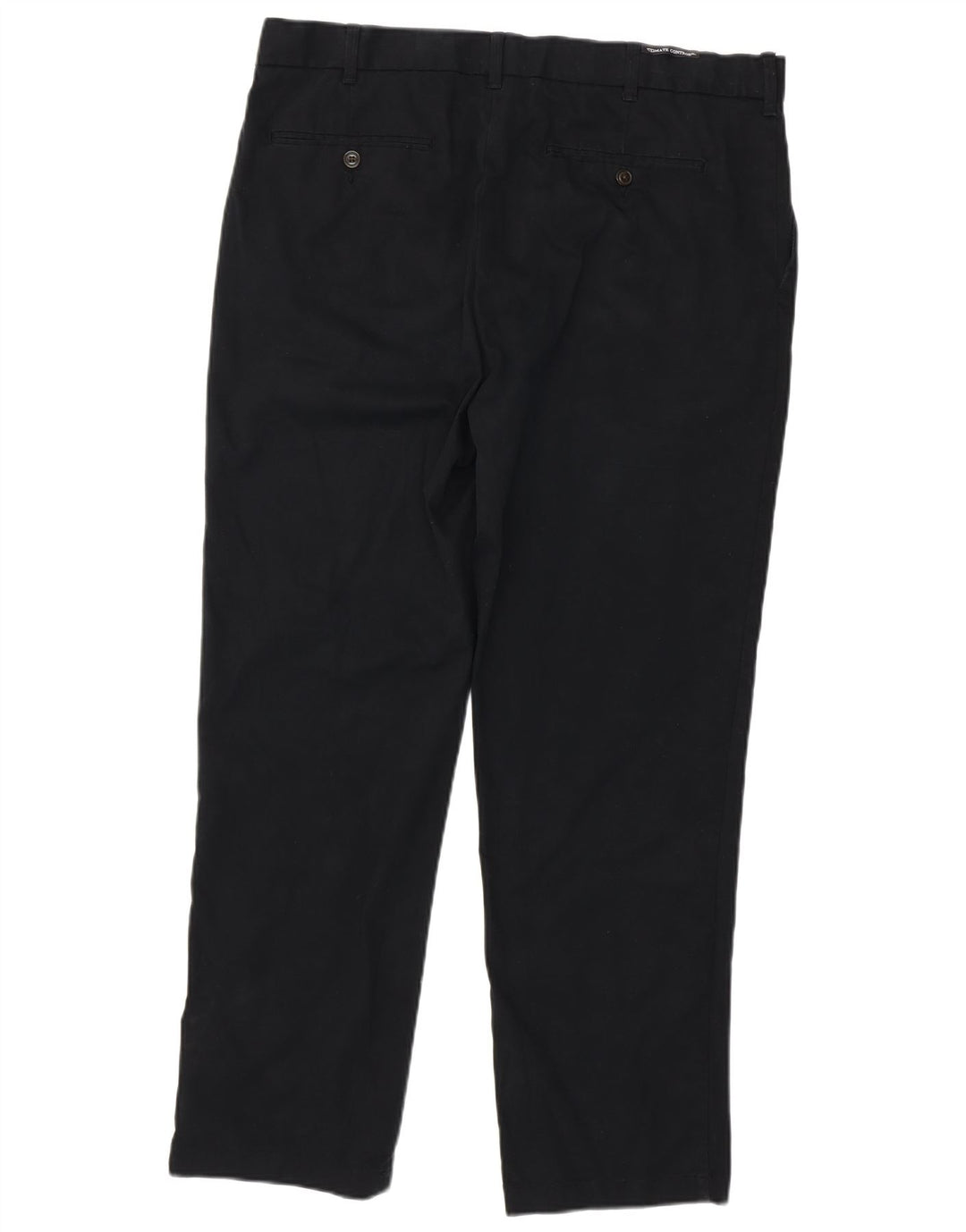 MARKS & SPENCER Gerade Chino-Hose für Herren, W38, L31, schwarze Baumwolle