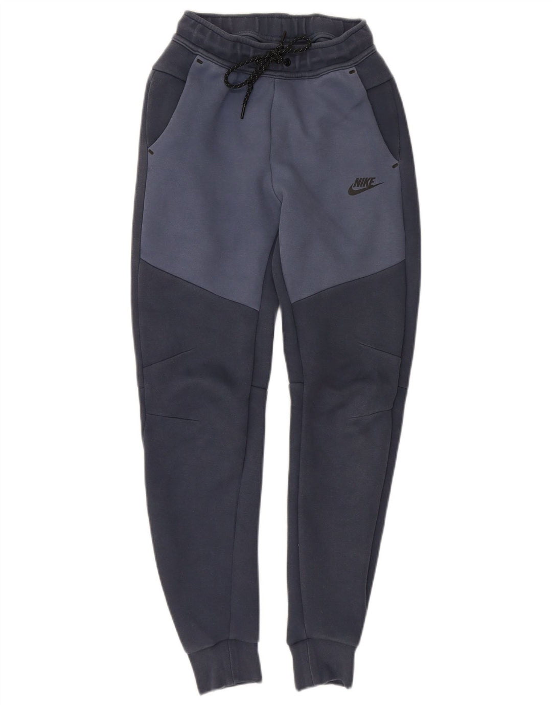 NIKE Damen-Trainingshose, Jogginghose, UK 4, XS, Marineblau, Farbblock