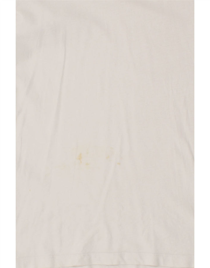 NIKE Mens T-Shirt Medium White Cotton Vintage Nike and Second-Hand Nike from Messina Hembry 