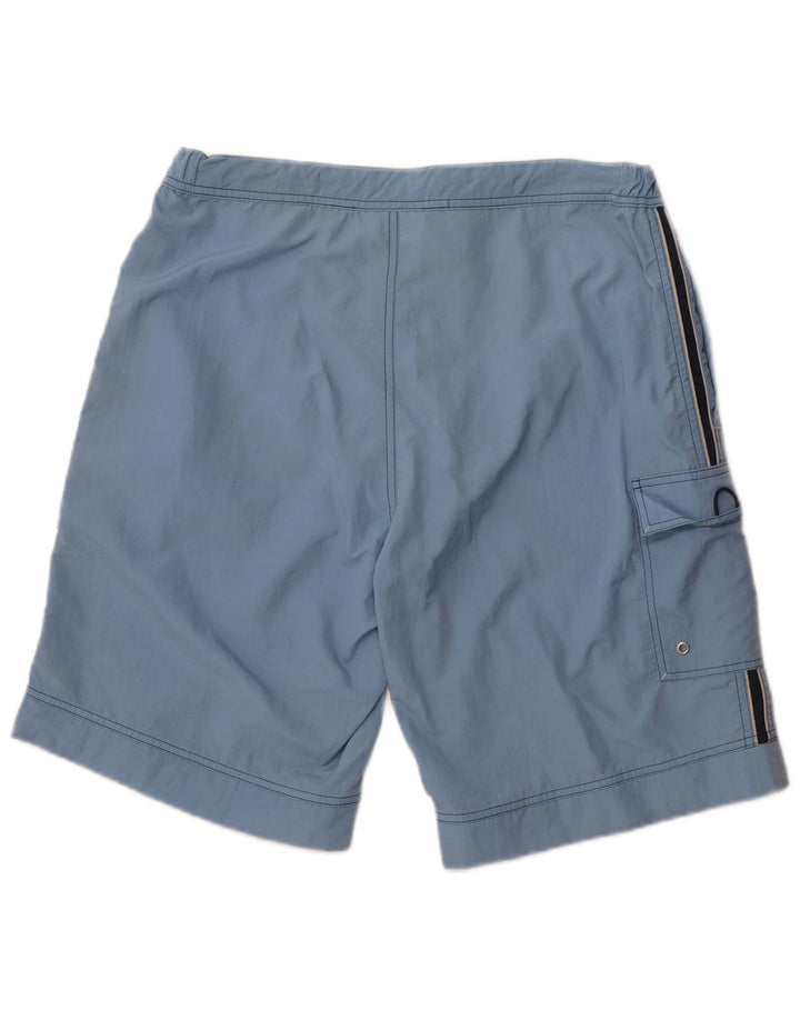 Champion Herren-Badeshorts mit Grafik, mittelblau, Polyamid