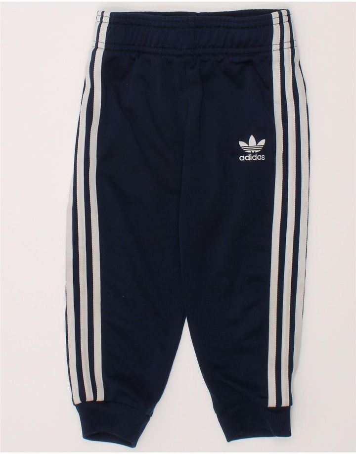 ADIDAS Baby-Jungen-Jogger-Trainingshose, 18–24 Monate, Marineblau