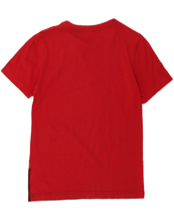 Jordan T-Shirt mit Grafik für Jungen, 10–11 Jahre, Mittelrot, Batikfärbung