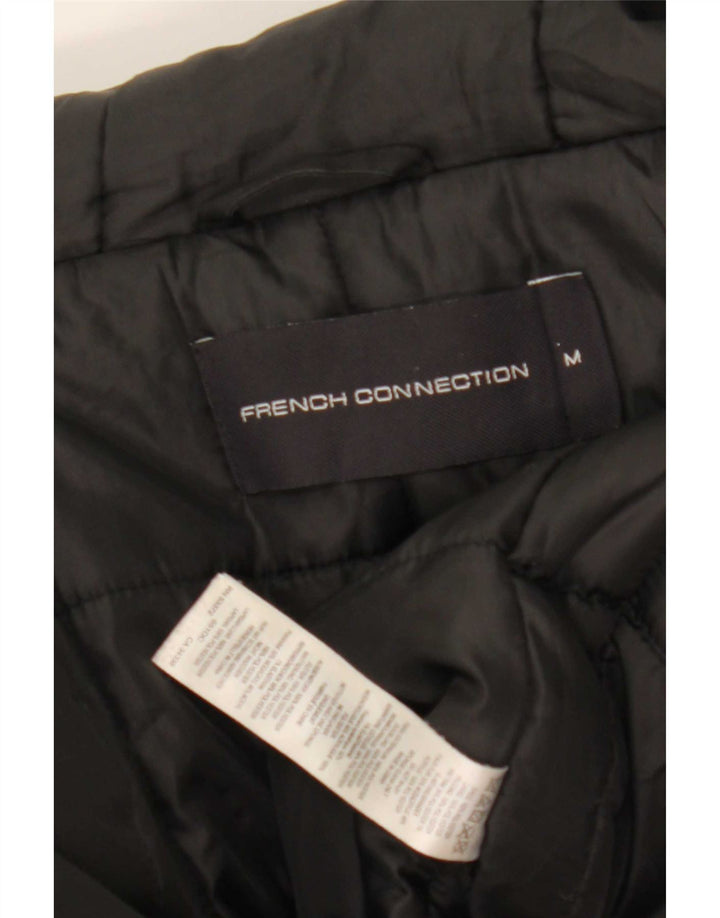 French Connection Herren-Parka mit Kapuze, gepolstert, Größe 38, mittelschwarz