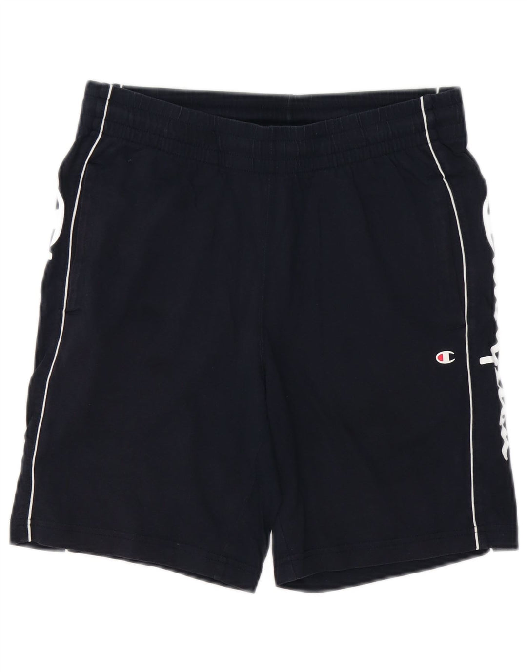 CHAMPION Herren-Sportshorts mit Grafik, Größe S, Marineblau