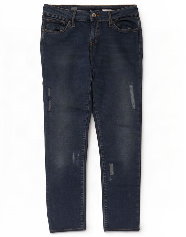Tommy Hilfiger Damen Venice RW Distressed Skinny Jeans W31 L27 Marineblau
