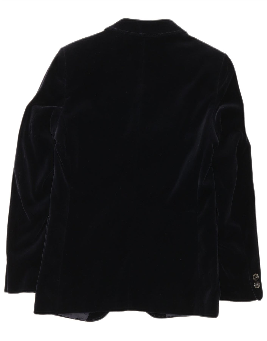 C&A Damen-Blazer mit 2 Knöpfen, Größe IT 42, mittelmarineblaue Baumwolle