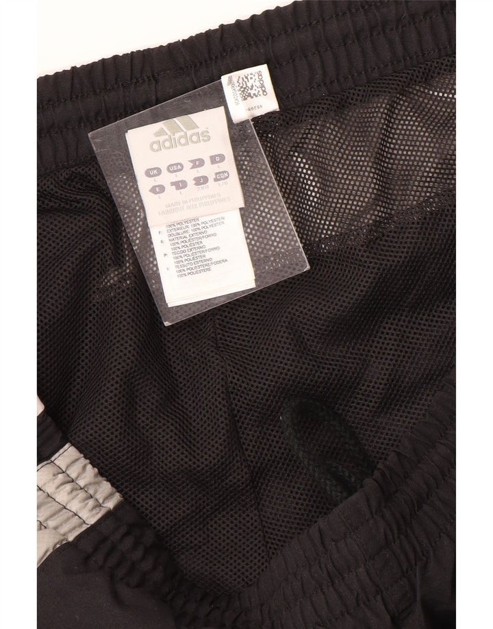 Adidas Herren-Trainingshose, groß, schwarzes Colourblock-Polyester