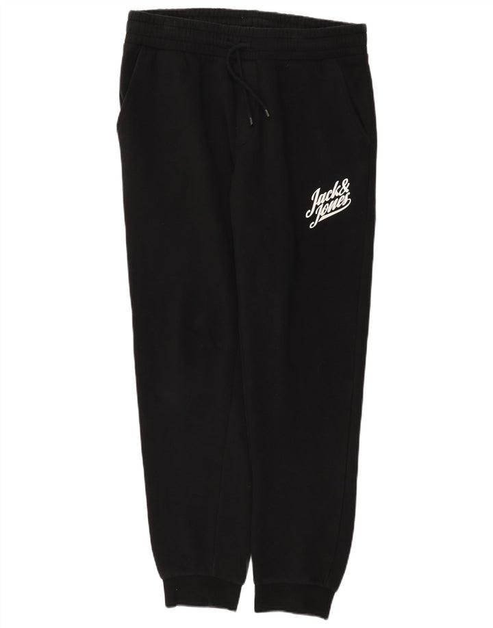 Jack & Jones Herren-Trainingshose mit Grafik, mittelschwarz, Baumwolle