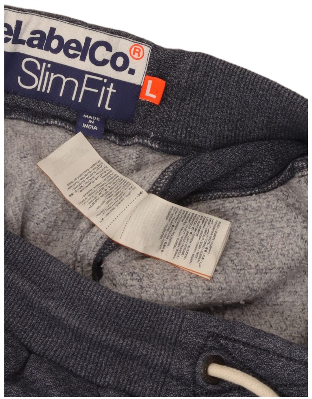 Superdry Herren-Trainingsanzughose mit schmaler Passform und Jogger, groß, Marineblau meliert