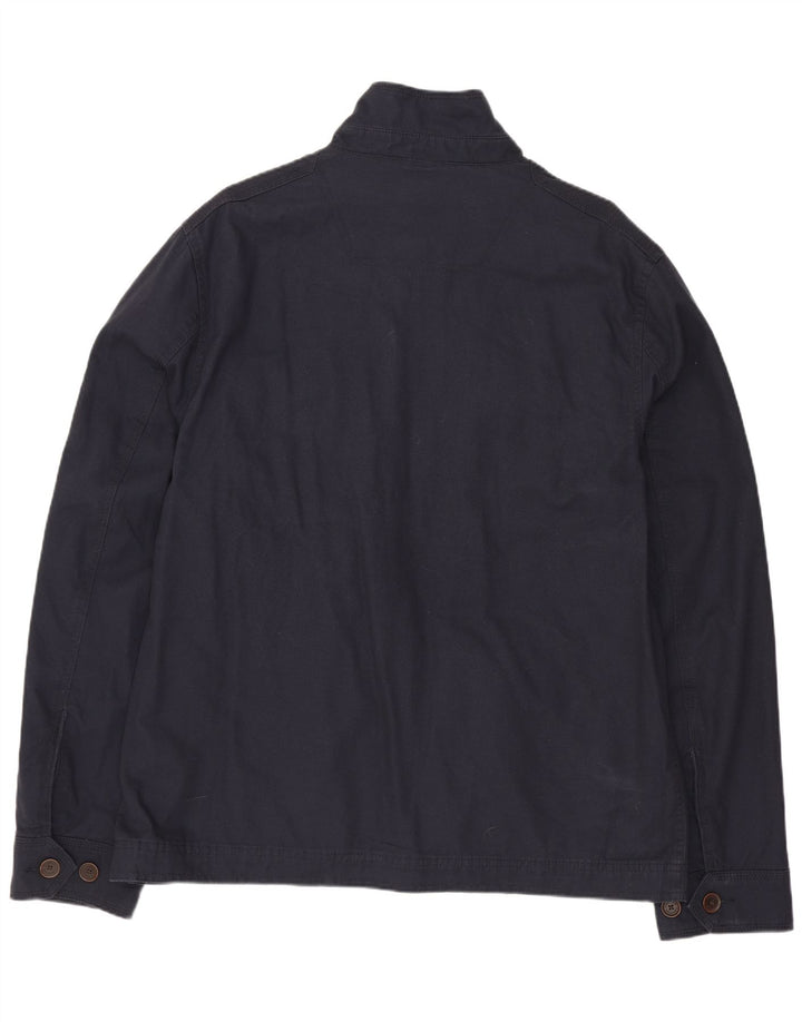 TIMBERLAND Herren-Utility-Jacke UK 40 Große marineblaue Baumwolle