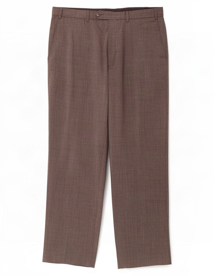 Gerade Herren-Anzughose von Marks & Spencer, W36, L31, schwarzes Polyester