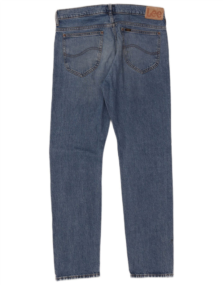 Lee Herren Rider Slim Jeans W32 L32 Blaue Baumwolle