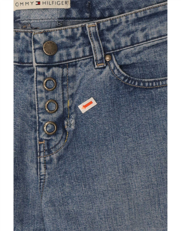 Tommy Hilfiger Damen Bootcut-Jeans W30 L31 Blau