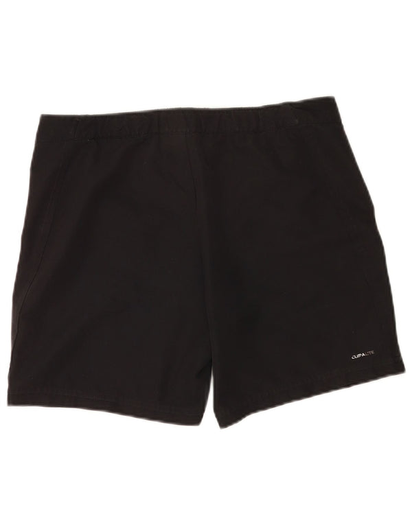 Adidas Damen Climalite Sport Shorts UK 12 Medium Schwarz Polyester
