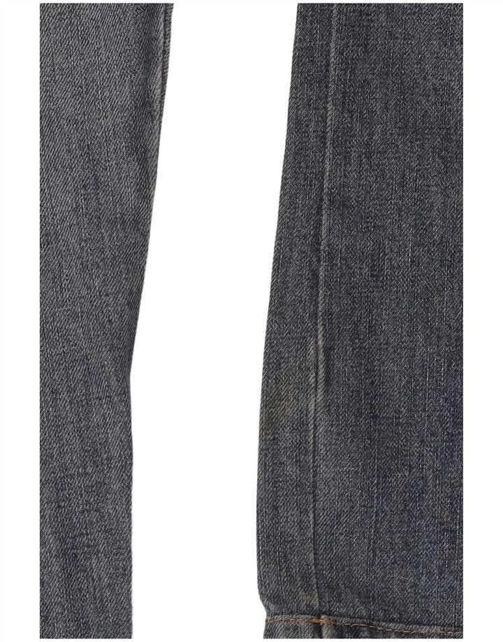 Calvin Klein Damen Straight Jeans W32 L31 Blau