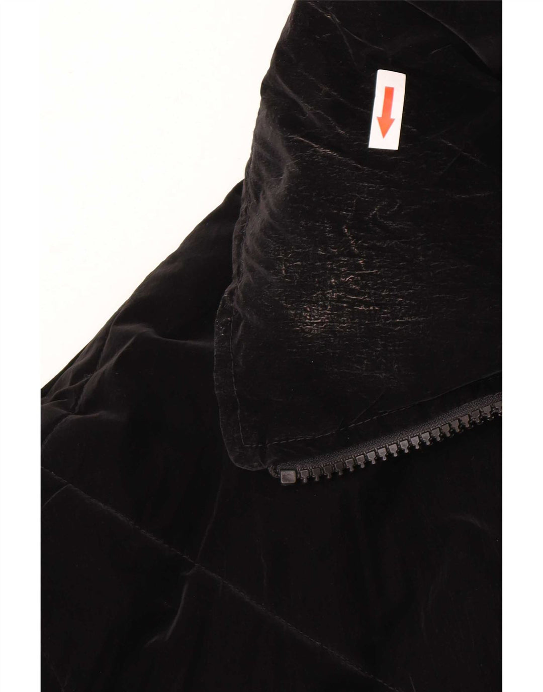 Zara Damen Übergroße wattierte Jacke UK 10 Small Schwarz Polyurethan