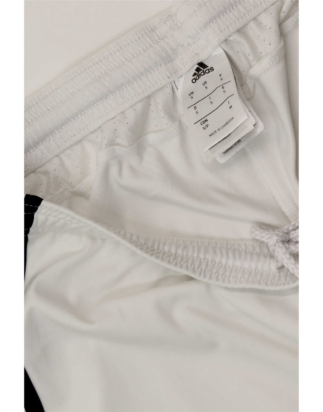 Adidas Damen Juventus Sport Shorts UK 8 Small Weiß Polyester
