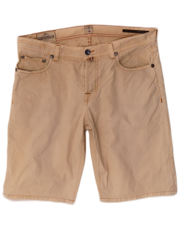 PT05 Mens Casual Shorts W38 XL Beige Cotton