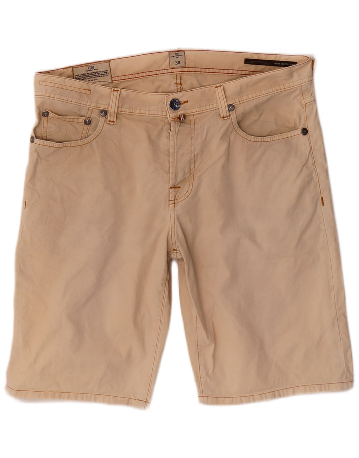 PT05 Herren-Freizeitshorts W38 XL Beige Baumwolle