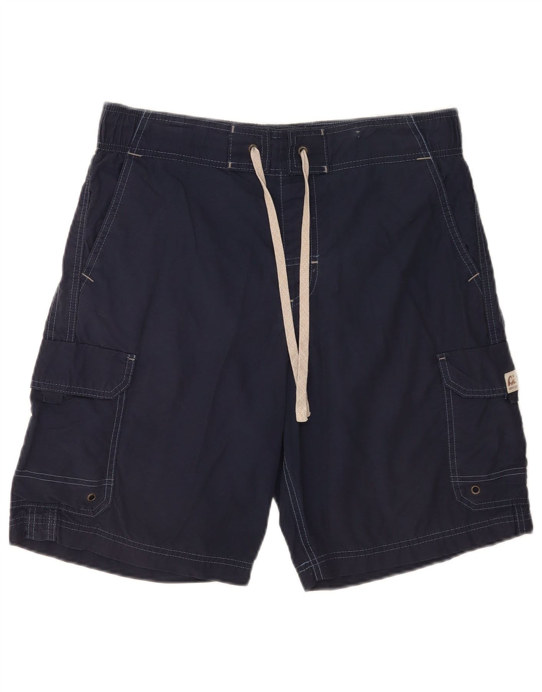 Marks & Spencer Herren Cargo-Badeshorts aus mittelblauer Baumwolle