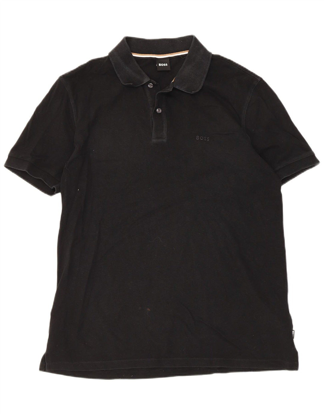 Hugo Boss Herren Poloshirt XL Schwarz Baumwolle