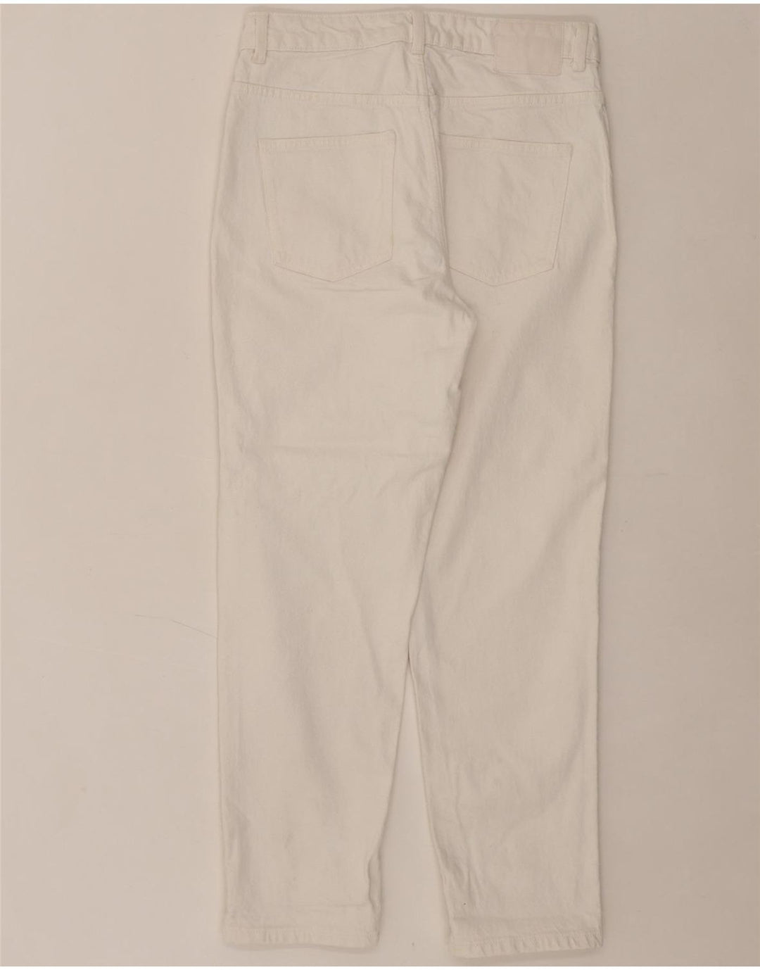 ZARA Womens Straight Jeans EU 40 Medium W30 L29 White Cotton Vintage Zara and Second-Hand Zara from Messina Hembry 