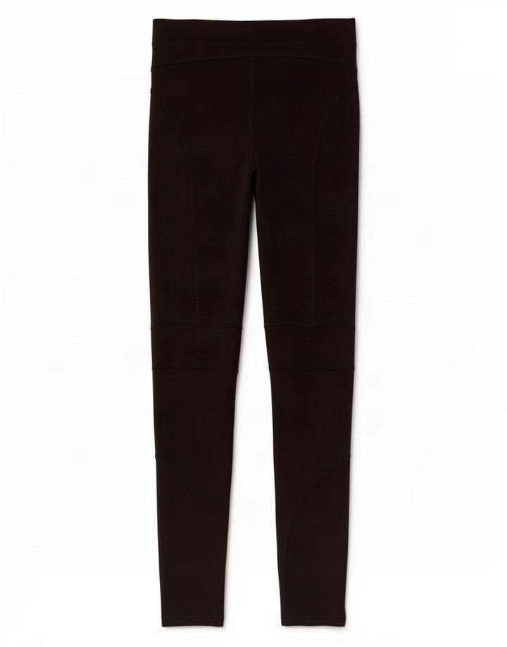 Zara Damen Leggings UK 14 Medium Schwarz