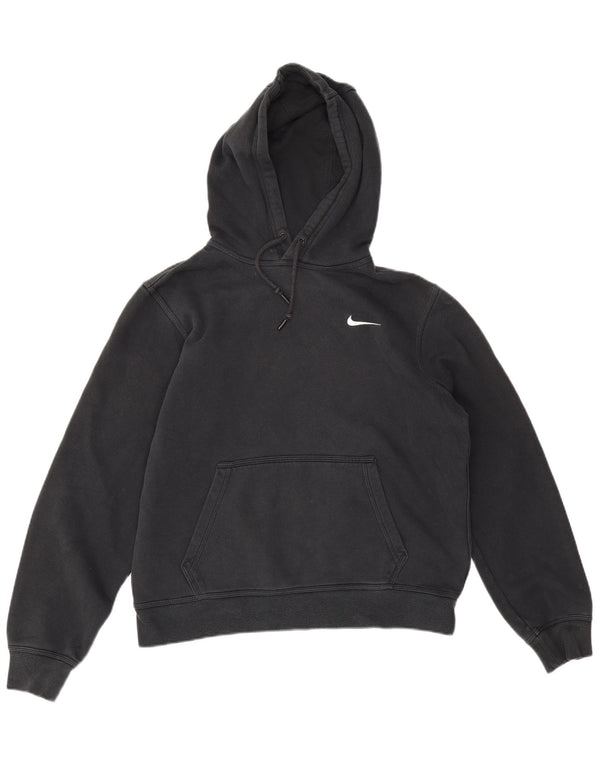 Nike Herren-Hoodie-Pullover aus mittelschwarzer Baumwolle