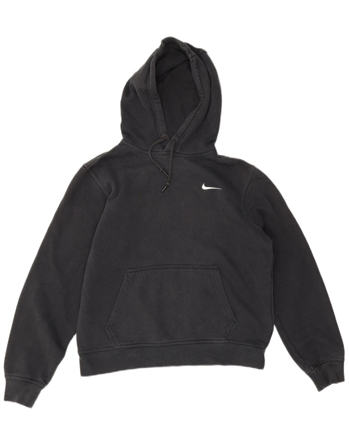 Nike Herren-Hoodie-Pullover aus mittelschwarzer Baumwolle