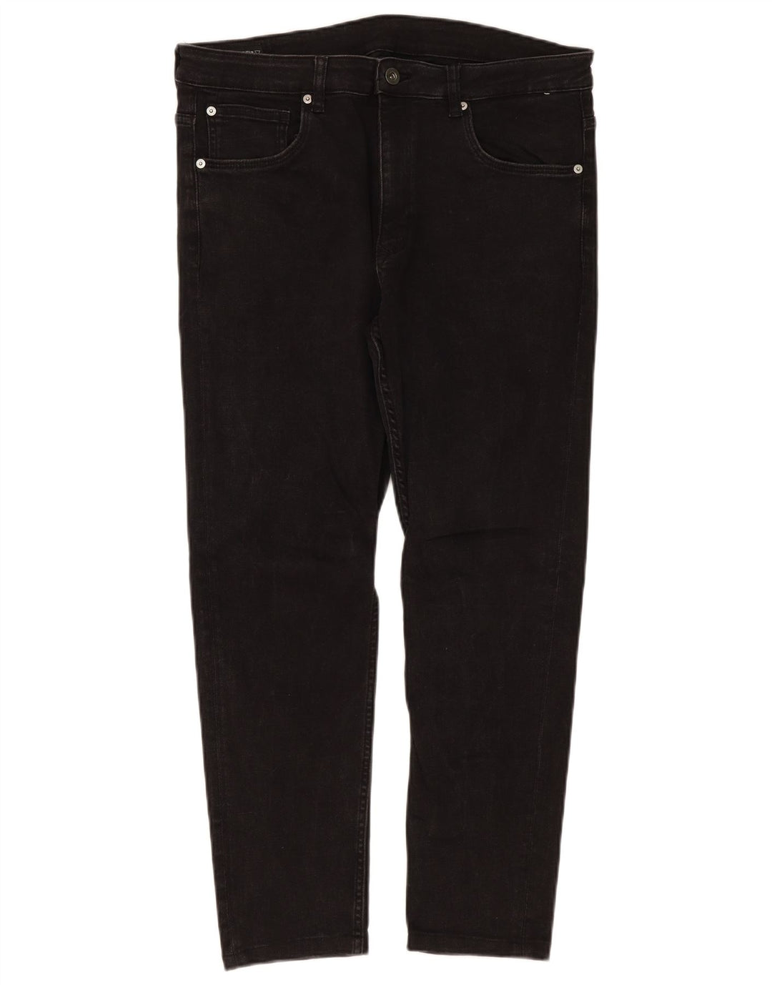 Zara Herren Slim Jeans EU 46 XL W36 L28 Schwarz