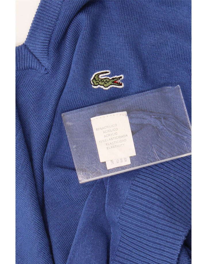 LACOSTE Herren-Pullover mit V-Ausschnitt, klein, blau, Acryl