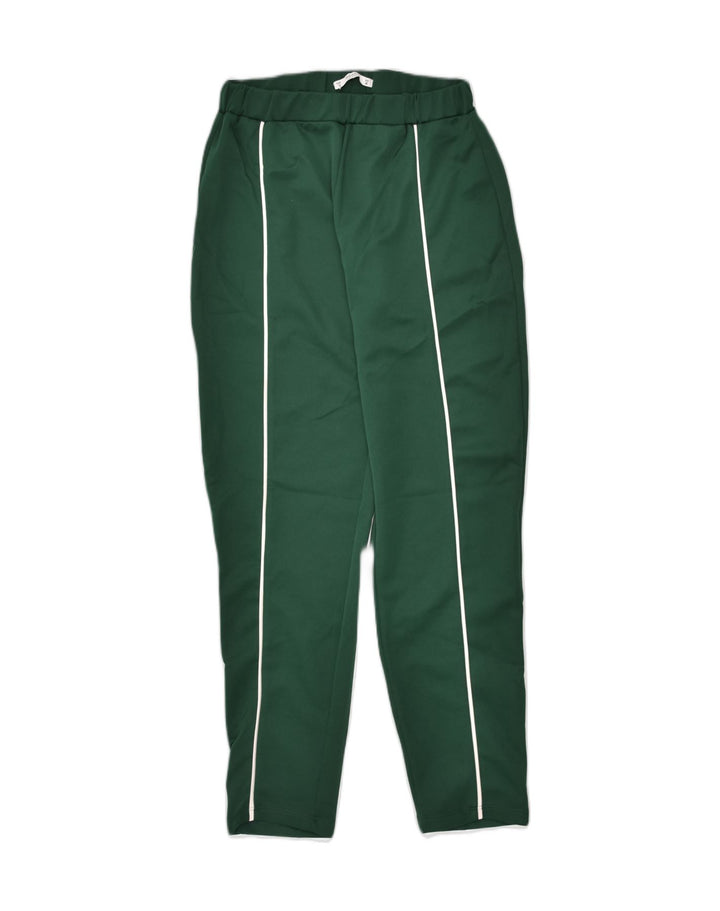 PULL & BEAR Womens Tracksuit Trousers UK 10 Small Green Polyester | Vintage Pull & Bear | Thrift | Second-Hand Pull & Bear | Used Clothing | Messina Hembry 
