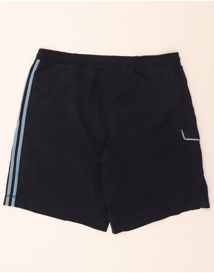ADIDAS Mens Sport Shorts XL  Navy Blue Polyester Vintage Adidas and Second-Hand Adidas from Messina Hembry 