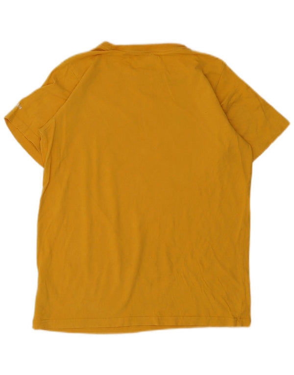 Columbia Jungen T-Shirt mit Grafik, 15–16 Jahre, XL, gelbe Baumwolle