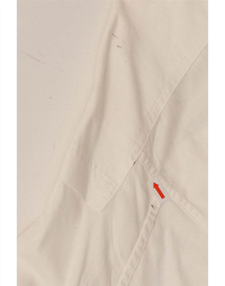 RODRIGO Mens Denim Jacket UK 36 Small White Cotton Vintage Rodrigo and Second-Hand Rodrigo from Messina Hembry 