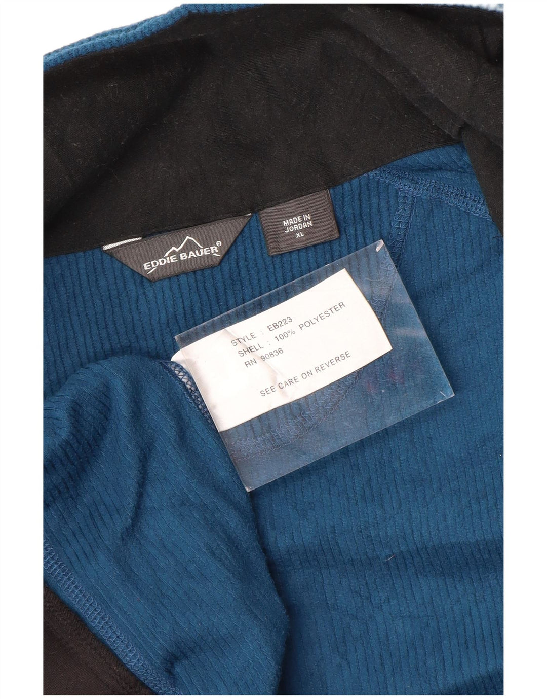EDDIE BAUER Damen Fleecejacke UK 18 XL Blau Polyester