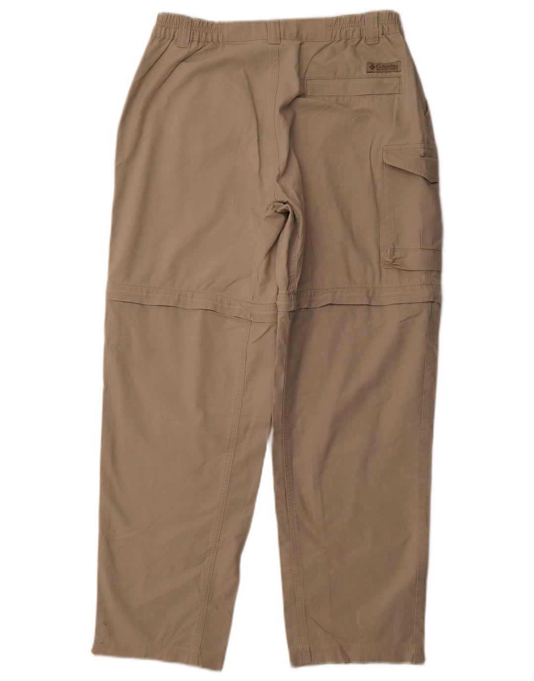 COLUMBIA Gerade Cargohose für Damen, mittelgroß, W30, L29, beige, Baumwolle